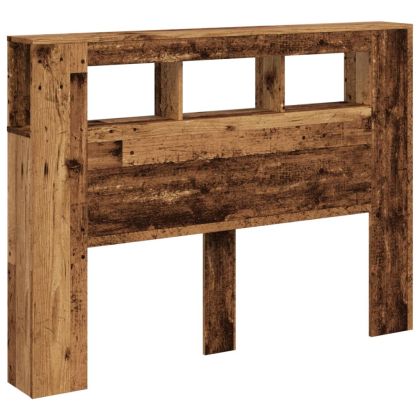 LED табла за глава Старо дърво Инженерна дървесина