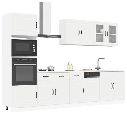 Комплект кухненски шкафове от 7 части Kalmar, инженерно дърво