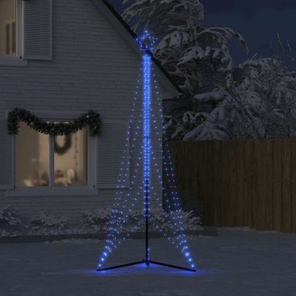 LED коледна елха 525 светодиода синьо 302 см