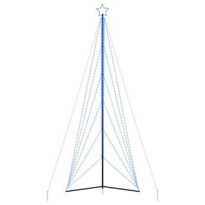 LED коледна елха 861 светодиода синьо 478 см