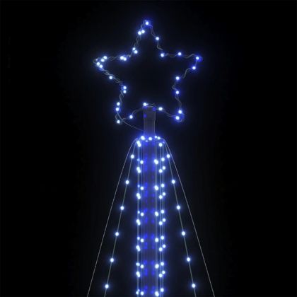 LED коледна елха 861 светодиода синьо 478 см