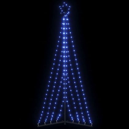 LED коледна елха 339 светодиода синьо 187 см