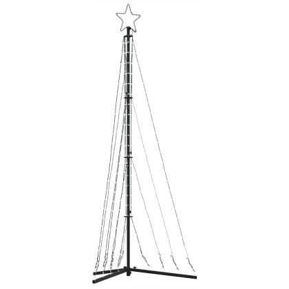 LED коледна елха 339 светодиода синьо 187 см
