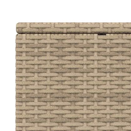 Шезлонг с плаваща възглавница Beige Poly Rattan