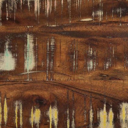 Нощни шкафчета 2 бр. многоцветен масивна дървесина възстановена