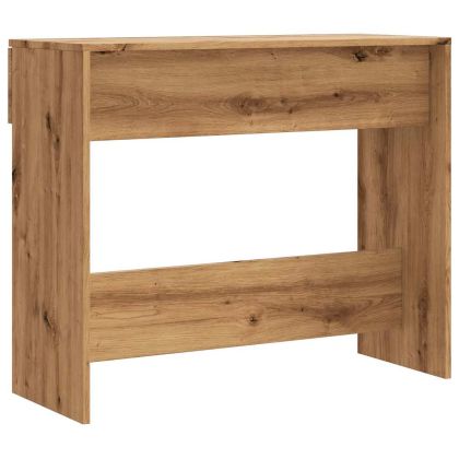 Конзолна маса, дъб артизан, 90x36x75 см, инженерно дърво