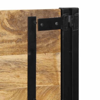 табла за глава 160 cm от масивно дърво манго и желязо