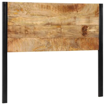 табла за глава 120 cm от масивно дърво манго и желязо