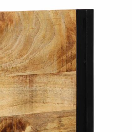 табла за глава 120 cm от масивно дърво манго и желязо