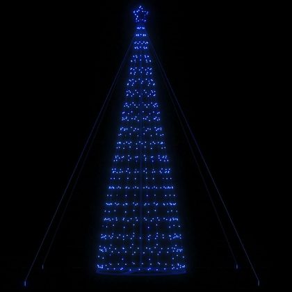 LED коледна елха 1534 светодиода синьо 500 см