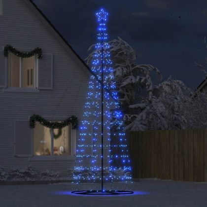 LED коледна елха 1534 светодиода синьо 500 см