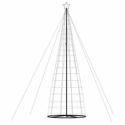 LED коледна елха 1534 светодиода синьо 500 см