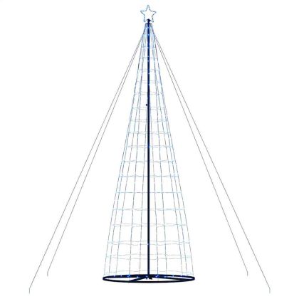 LED коледна елха 1534 светодиода синьо 500 см