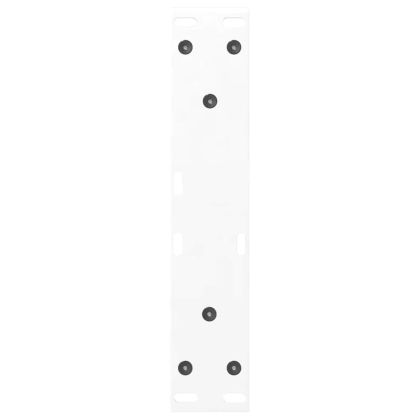 Крака за масичка за кафе, 2 бр., бели, 40 x (30-31,3) см, стомана