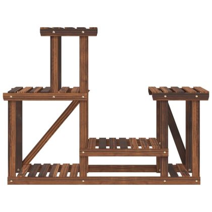 Поставка за цветя, 90x25x73,5 см, масивна ела