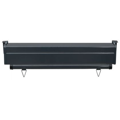 Вертикална тента за балкон, 85x250 см, сива
