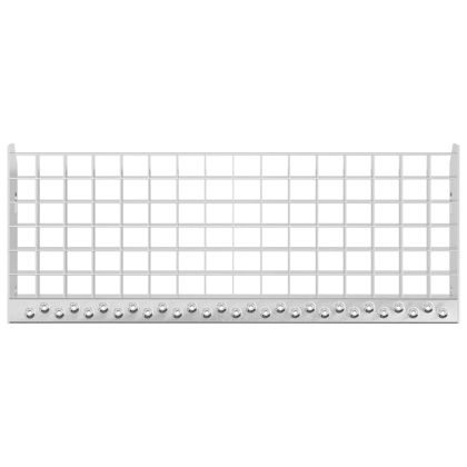 Решетъчно стъпало 60x24x7 см поцинкована стомана