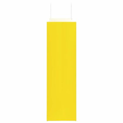 Хартиени торбички 50 бр с дръжки жълти 54x15x49 см