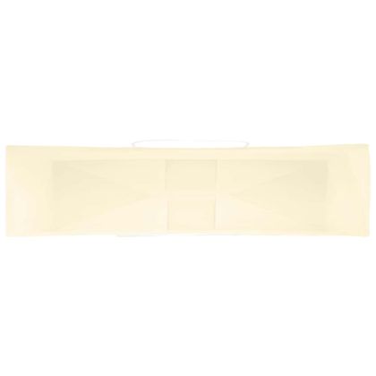 Хартиени торбички 50 бр с дръжки жълти 54x15x49 см