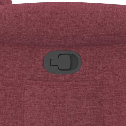 Стол реклайнер, виненочервен, текстил