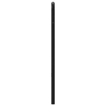 Резервна табла за легло, кафяв дъб, 75 см, стомана и инженерно дърво