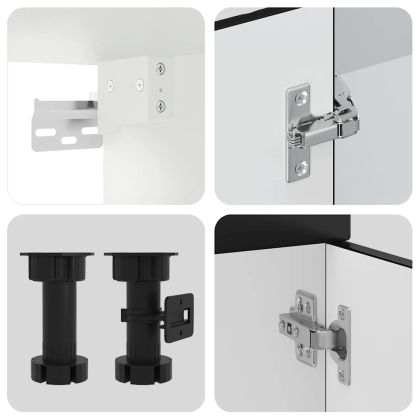 Комплект кухненски шкафове от 11 части Kalmar, инженерно дърво