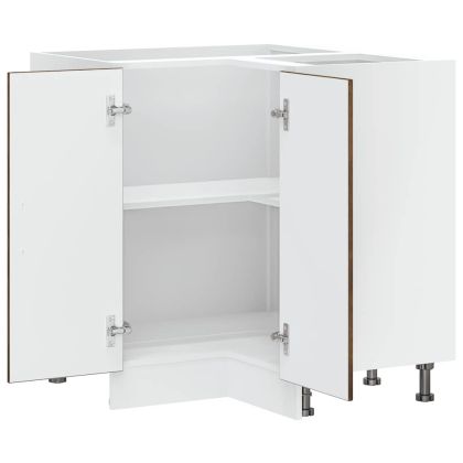 Кухненски ъглов шкаф, "Kalmar", опушен дъб, инженерно дърво