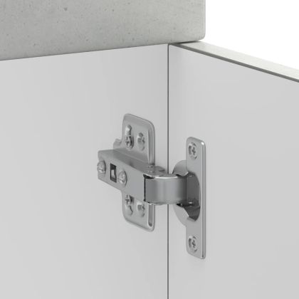 Кухненски шкаф, "Kalmar", бетонно сив, инженерно дърво