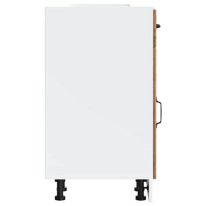 Кухненски шкаф Lucca, старо дърво, инженерно дърво