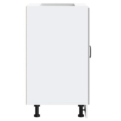 Шкаф за мивка, Lucca, бял, инженерно дърво