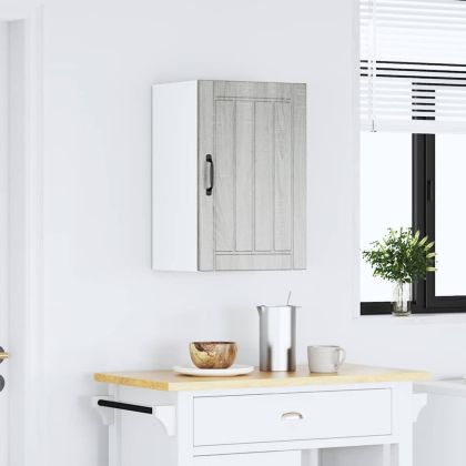 Кухненски стенен шкаф Lucca, сив сонома, инженерно дърво