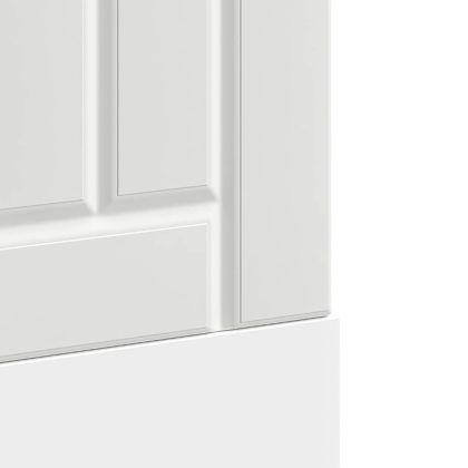 Панел за миялна машина, Lucca, бял, инженерно дърво