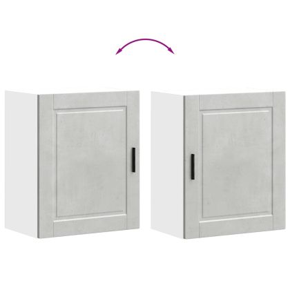 Кухненски стенен шкаф Porto, бетонно сив, инженерно дърво