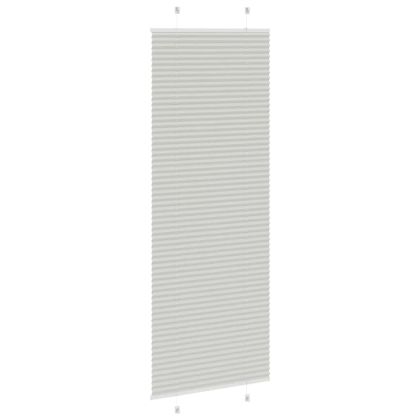 Плисирана щора Светло сиво 80x200 cm Ширина на плата 79,4 cm
