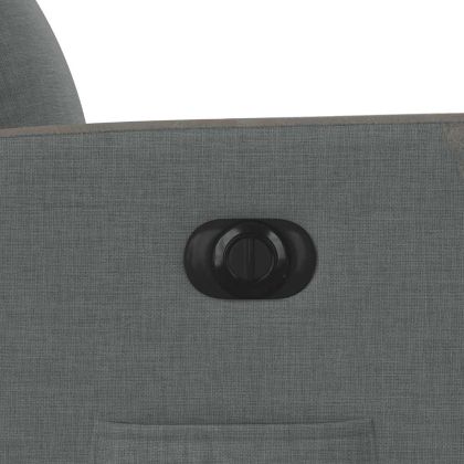 Електрически наклоняем стол, тъмносив, текстил