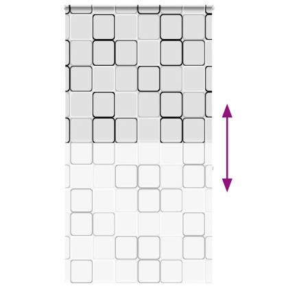 Ролетна щора за душ с касета 120x240 см Ширина на плата 116 см