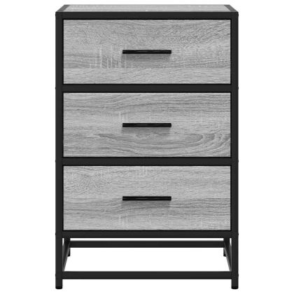 Нощно шкафче Grey Sonoma 40x34,5x60 cm