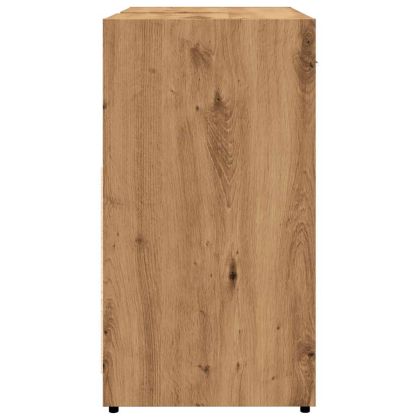 Шкаф за мивка за баня, дъб артизан, 60x33x60см, инженерно дърво