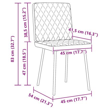 Трапезни столове, 6 бр, черни, кадифе