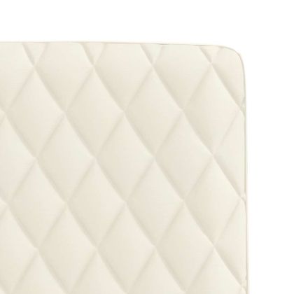 Трапезни столове, 4 бр, кремави, кадифе