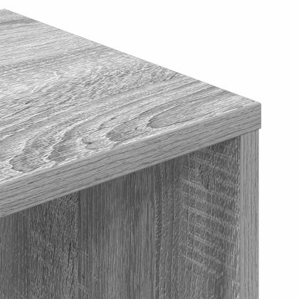 Библиотека, сив сонома, 34x31x112 см, инженерно дърво