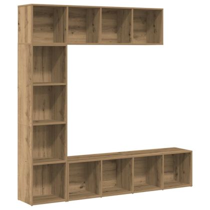 Книжни шкафове 3 бр Artisan Oak Engineered Wood