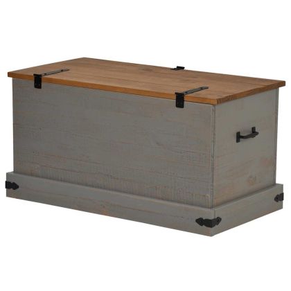 Скрин за съхранение HALDEN сива 91x48x47 cm бор