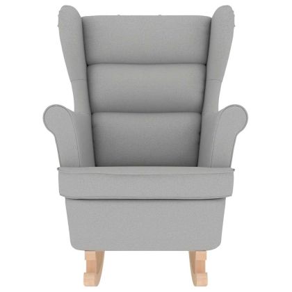 Люлеещ се стол Cloud Grey 74x90x102 cm Fabric