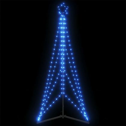 LED коледна елха 363 светодиода синьо 182 см