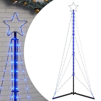 LED коледна елха 363 светодиода синьо 182 см