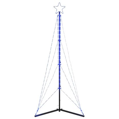 LED коледна елха 363 светодиода синьо 182 см