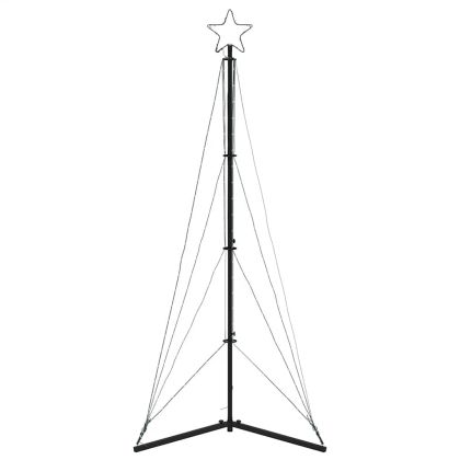 LED коледна елха 363 светодиода синьо 182 см