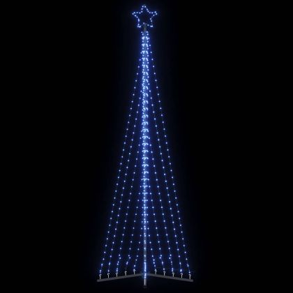 LED коледна елха 495 светодиода синьо 300,5 см