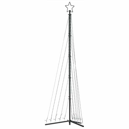 LED коледна елха 495 светодиода синьо 300,5 см